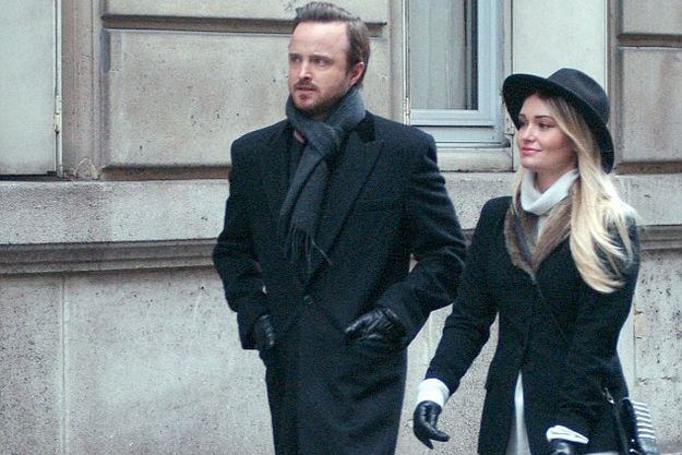 Аарон Пол показал жене Париж