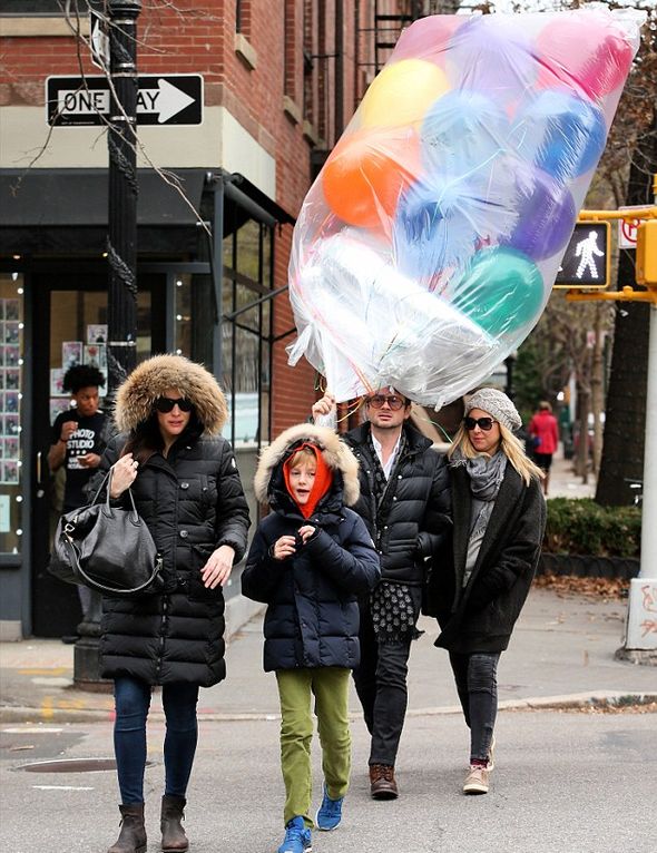 Лив Тайлер с сыном Майло