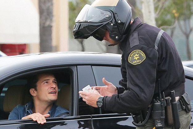 Орландо Блум был оштрафован за превышение скорости