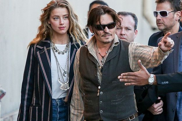 Джонни Депп с невестой пришел на ток-шоу Джимми Киммела