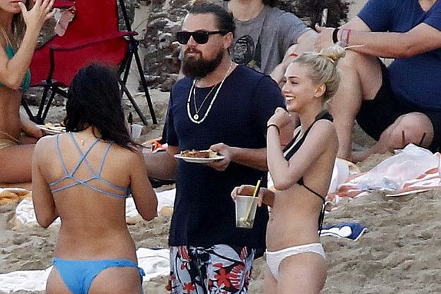 Леонардо ДиКаприо приглянулась блондинистая незнакомка?