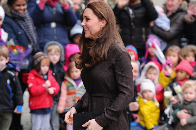 Беременная Кейт Миддлтон вышла в свет