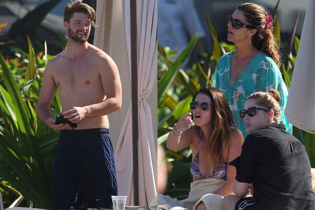 Патрик Шварценеггер похвастался торсом на отдыхе