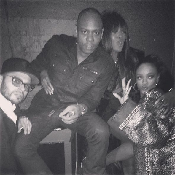 Ричи Акива, Наоми Кэмпбелл и Рианна