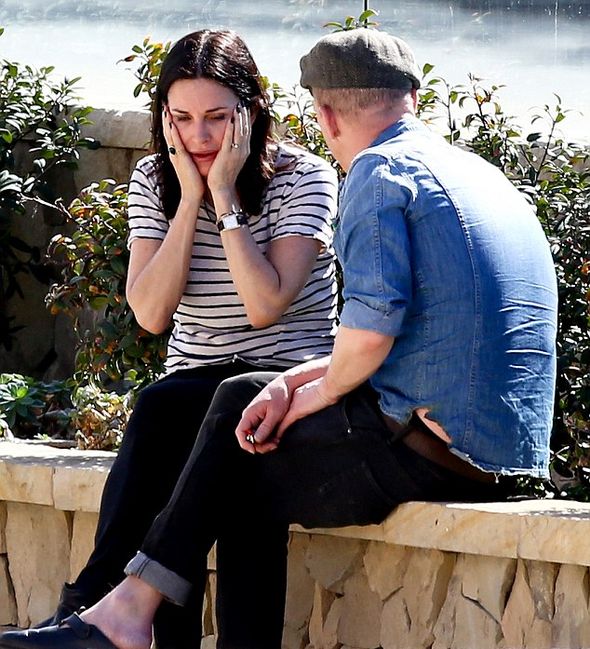 Кортни Кокс с другом