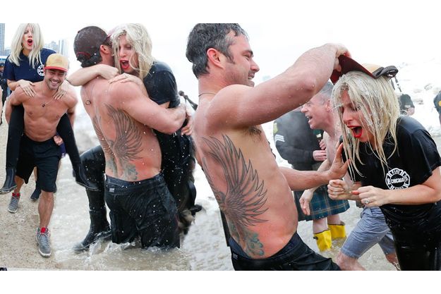 Леди Гага ради благотворительности стала моржом