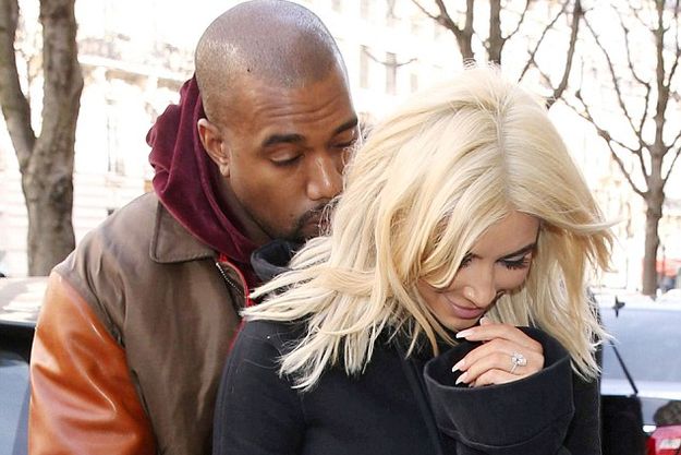 Канье Уэст бурно отреагировал на жену блондинку