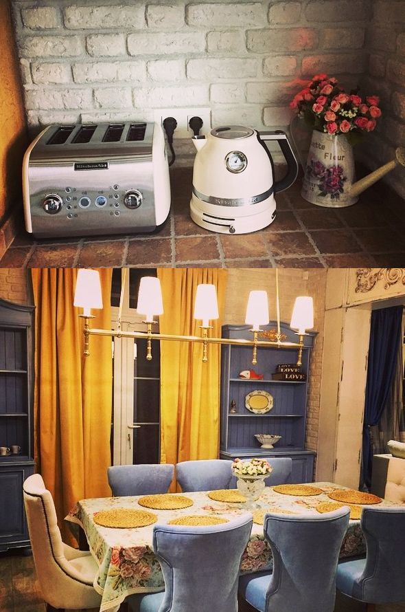 Интерьер столовой в новом доме Наталья Подольской и Владимира Преснякова