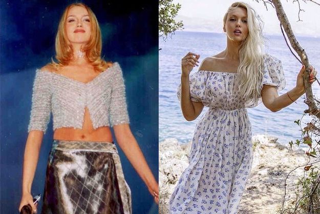 Оля Полякова показала свое фото 13-летней давности