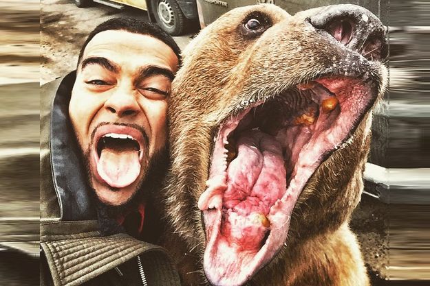 Тимати похвастался селфи с медведем