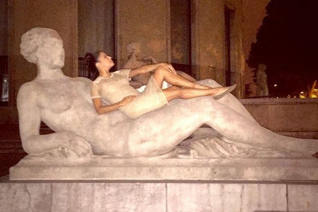 Ева Лонгория хулиганила в Париже