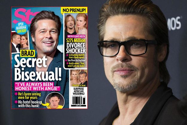 Западные таблоиды заявили, что Брэд Питт бисексуал