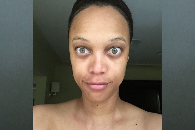 Модель Тайра Бэнкс напугала поклонников лицом без мейкапа