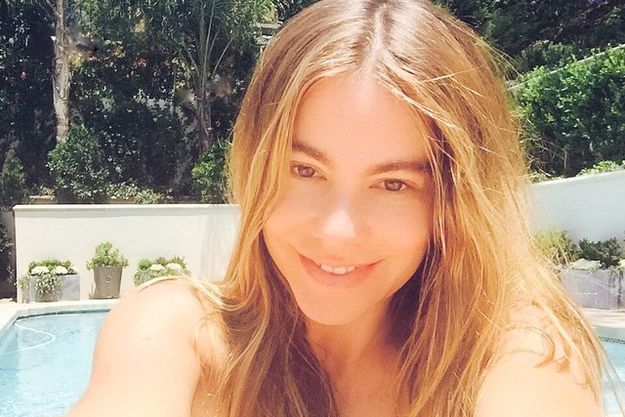 София Вергара без макияжа выглядит моложе