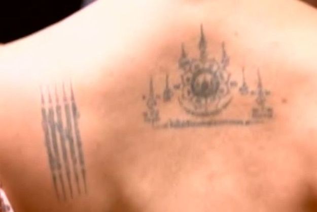 Анастасия Волочкова сделала на спине две татуировки