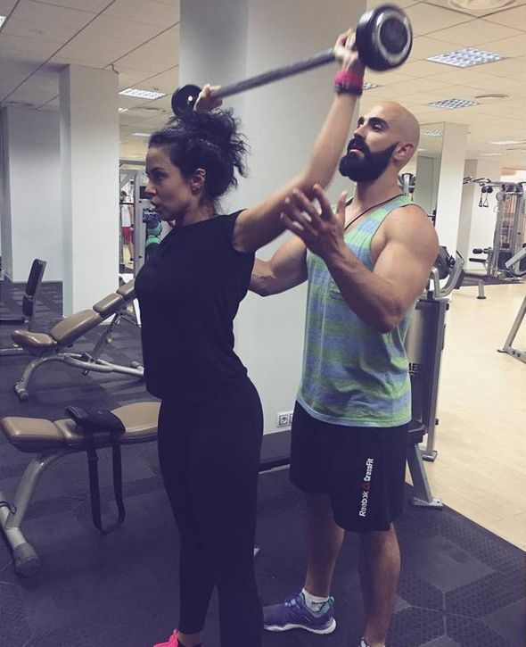 Настя Каменских с тренером