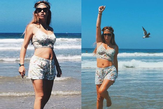 Саша Зверева показала фигуру через неделю после родов