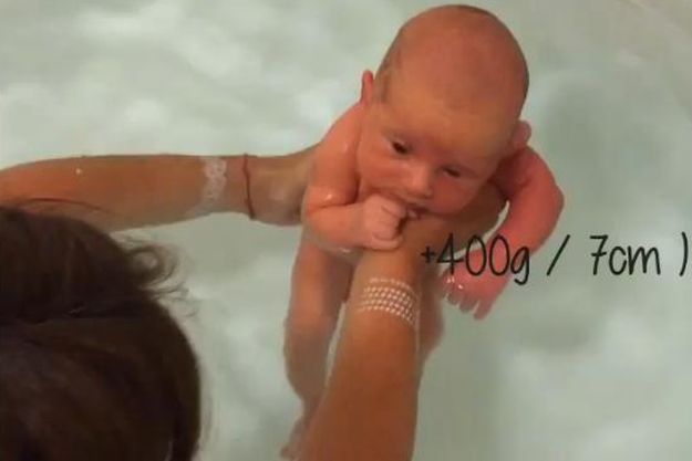 Саша Зверева показала новорожденного сына