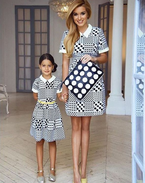 Ксения Бородина с дочкой Марусей