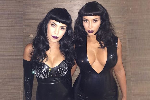 Беременная Ким Кардашьян надела провокационное платье