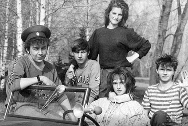 Лера Кудрявцева с друзьями