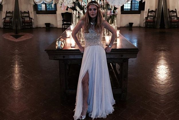 Линдси Лохан дебоширила на свадьбе подруги