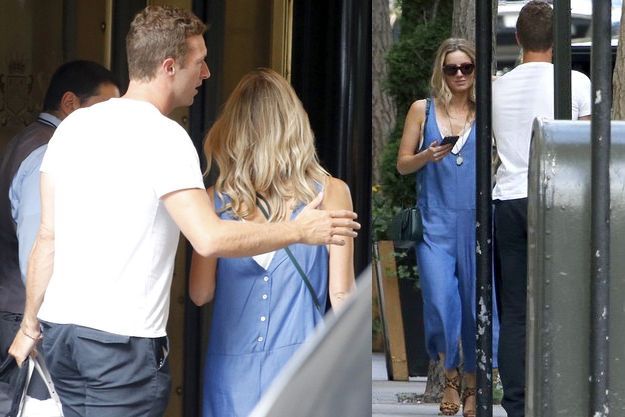 Криса Мартина застукали с таинственной блондинкой