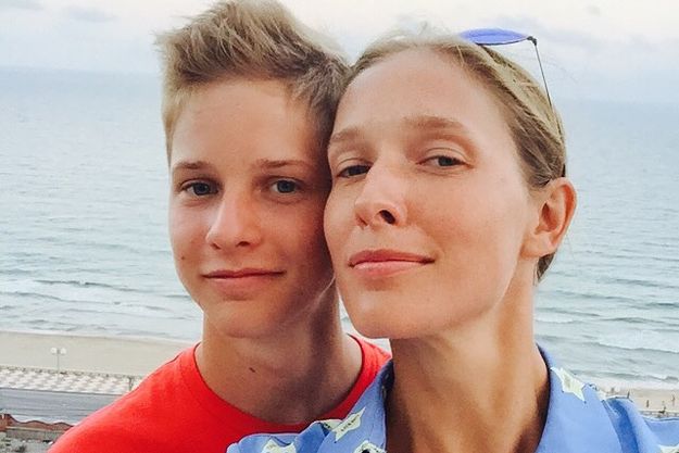 Катя Осадчая показала подросшего сына