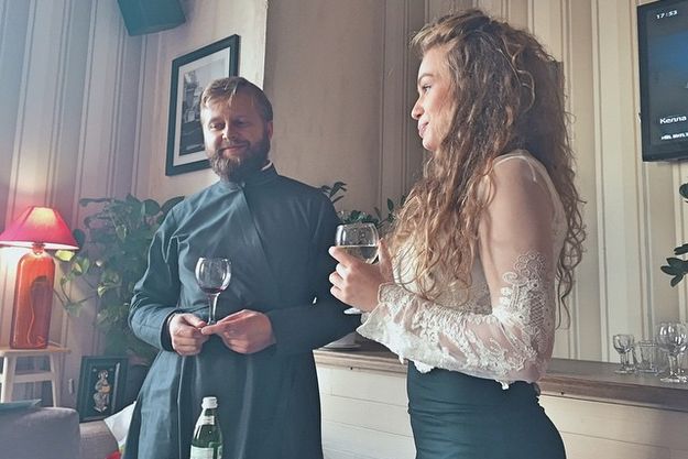 Яна Соломко крестила новорожденную дочку