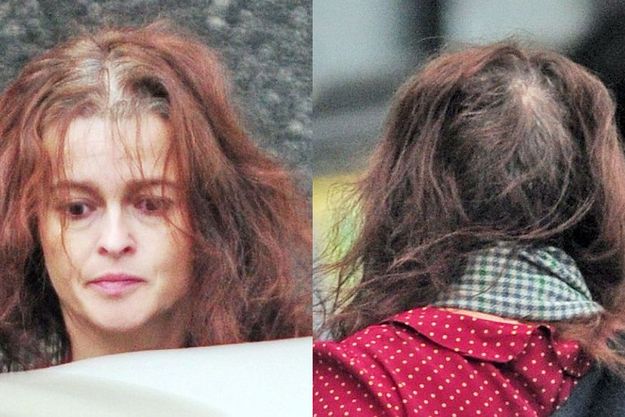 Хелена Бонем Картер ужаснула появившейся плешью