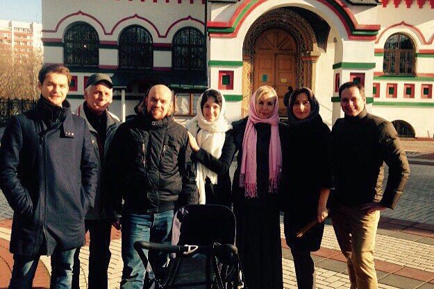 Валерия Ланская показала фото с крестин сына