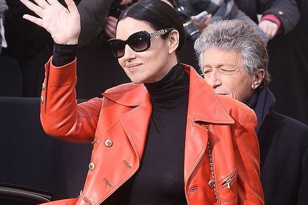 Похудевшая Моника Беллуччи вышла в свет без нижнего белья