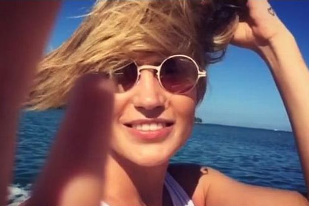 Певица Глюкоза отдыхает на острове Маврикий