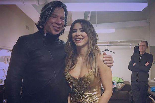 Концерт Ани Лорак в Нью-Йорке посетил Микки Рурк