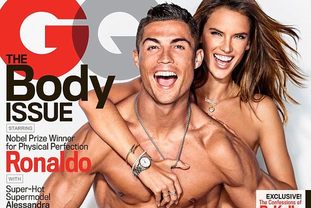Криштиану Роналду с бразильской моделью украсил обложку глянца