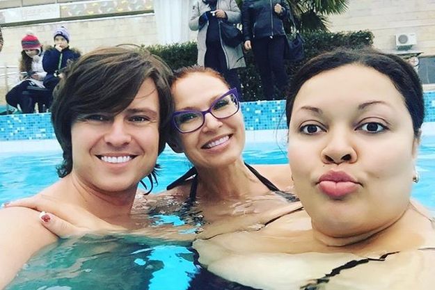 Прохор Шаляпин и Эвелина Бледанс попарились в баньке