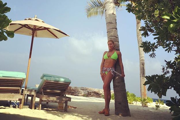 Анастасия Волочкова устроила фотосессию на Мальдивах