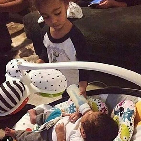 Дети Канье Уэста и Ким Кардашьян