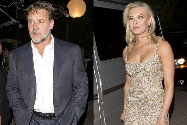 Рассел Кроу вышел в свет с таинственной блондинкой