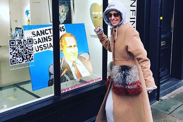 Ксения Собчак снялась с Путиным в центре Лондона