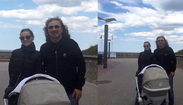 Игорь Николаев и Юлия Проскурякова с дочкой Вероникой