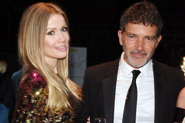 Антонио Бандерас с любовницей появился на AMBI GALA в Риме