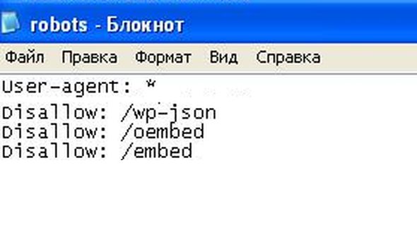 скрин robots.txt