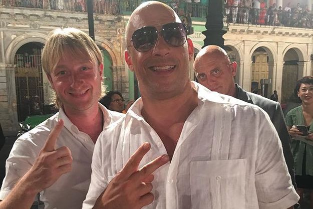 Евгений Плющенко подружился с Вином Дизелем