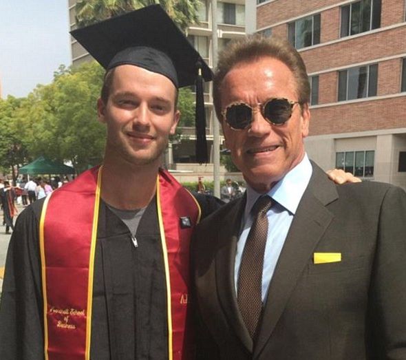 Арнольд Шварценеггер с сыном Патриком