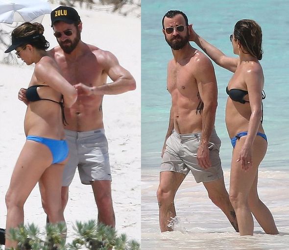 Дженнифер Энистон и Джастин Теру