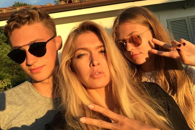 Соня Киперман с мамой и бойфрендом