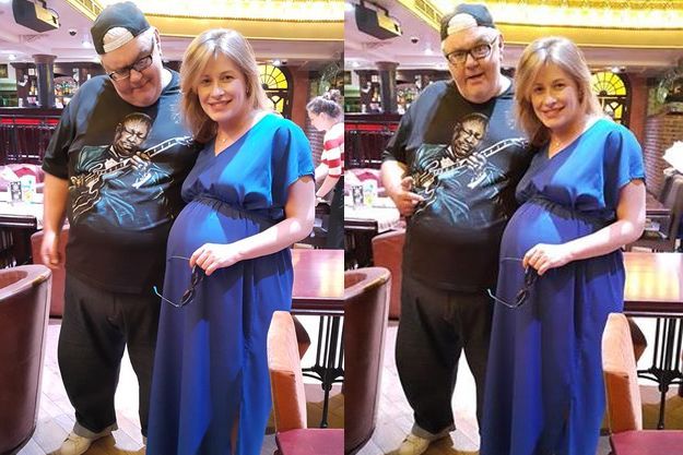 Сергей Сивохо показал Елену Кравец на последнем месяце беременности