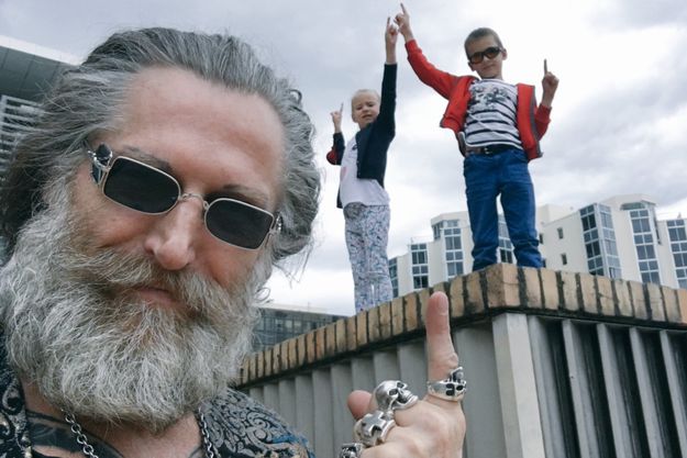 Никита Джигурда шокировал длинной седой бородой