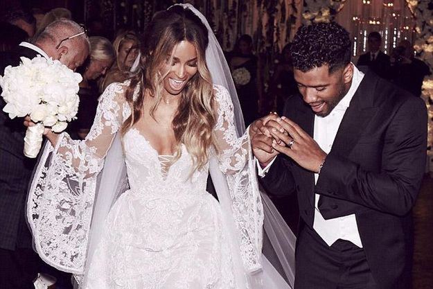 Сиара и Рассел Уилсон сыграли свадьбу